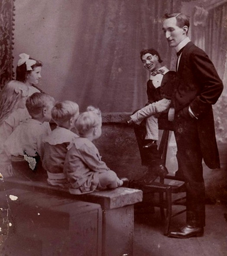 Illustration for article titled Vintage ventriloquism portraits were incredibly unnerving